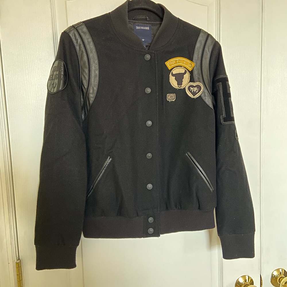 True Religion Varsity Jacket w/Patches